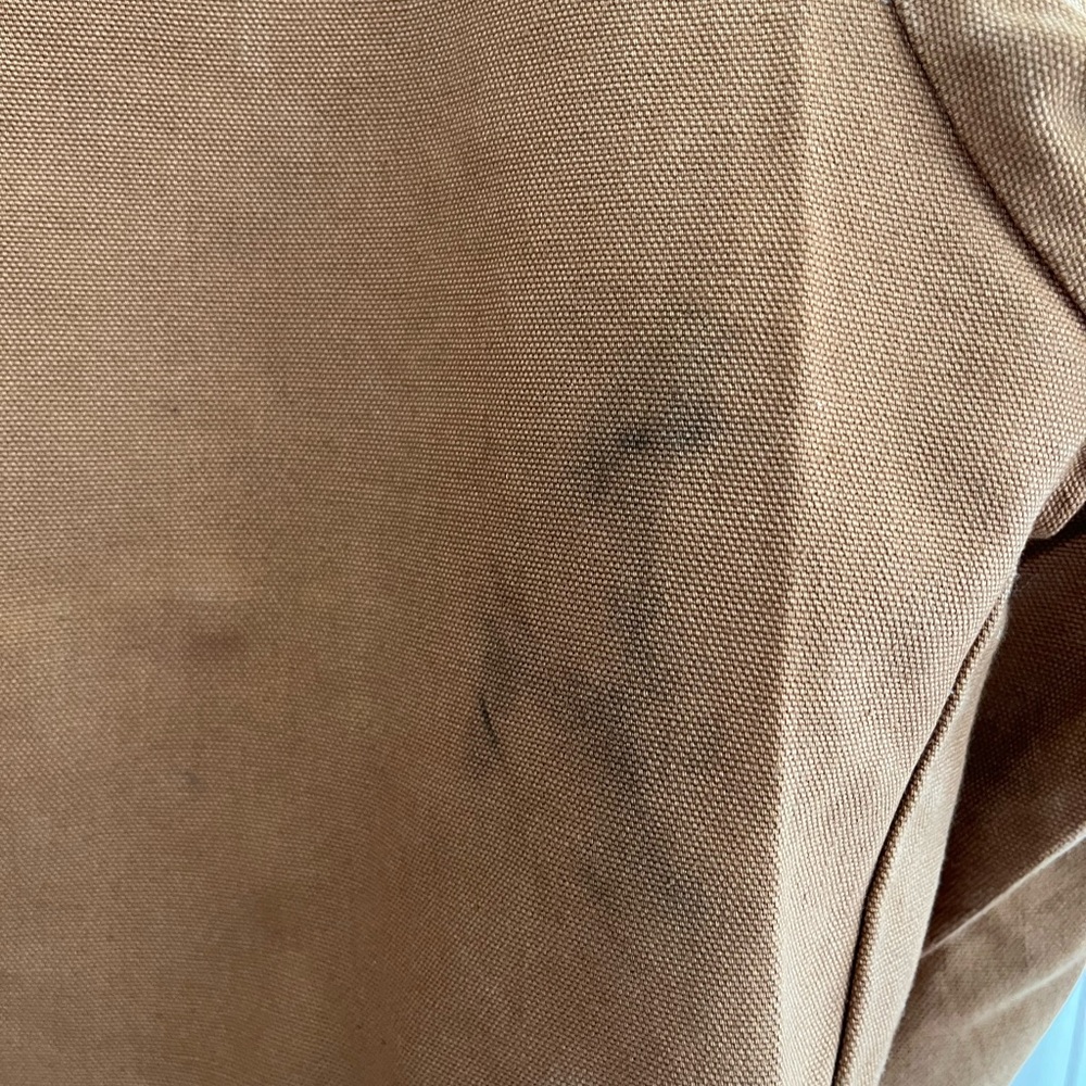 Vintage Key Imperial Canvas Blanket-Lined Chore Coat Made in USA Tan/Brown‎ - Picture 6 of 6